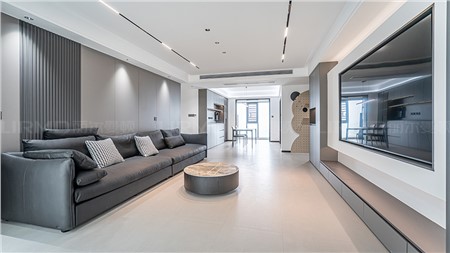 5.2w打造現代黑白灰風格的家160m² | 麗爾曼頓全房全屋定制