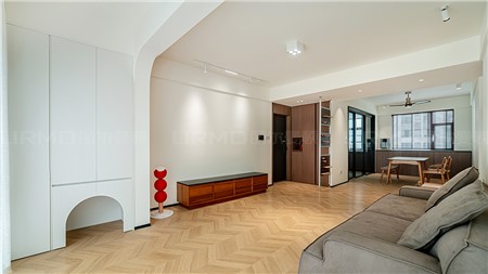 16.8w打造奶油中古風(fēng)格的家121m² | 麗爾曼頓全房全屋整裝